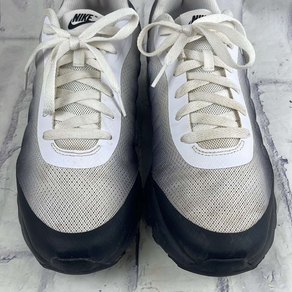 Nike Air Max Invigor Print 749688-010 Wolf Grey Black Men's Sneakers - Picture 2 of 9